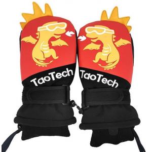 TaoTech子供用スキーグローブ（恐竜柄）